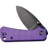 Civivi Baby Banter Purple G10 Linerlock - Stonewash Nitro V