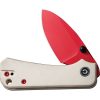Civivi Baby Banter Red-Blade Ivory G10 Linerlock - Nitro V