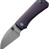 Civivi Baby Banter Wharncliffe Purple Canvas Micarta