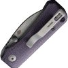 Civivi Baby Banter Wharncliffe Purple Canvas Micarta