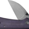 Civivi Baby Banter Wharncliffe Purple Canvas Micarta