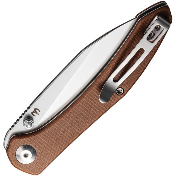 Civivi Hadros Linerlock Brown Micarta 10Cr15CoMoV
