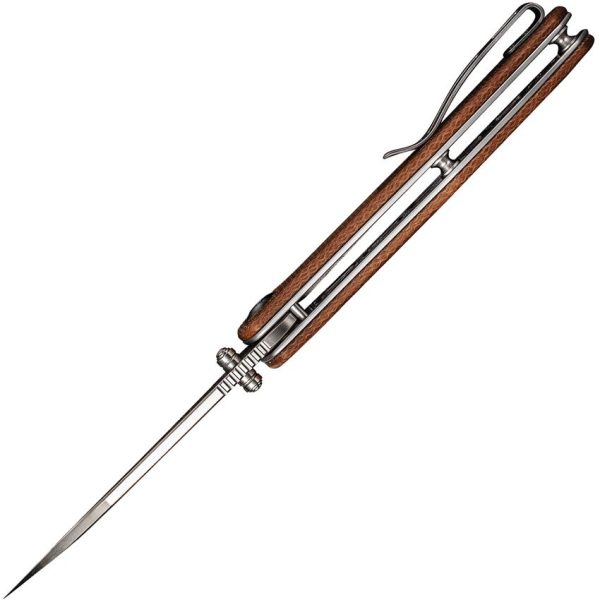 Civivi Hadros Linerlock Brown Micarta 10Cr15CoMoV
