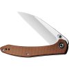 Civivi Hadros Linerlock Brown Micarta 10Cr15CoMoV