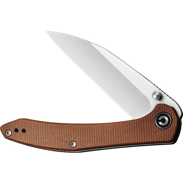 Civivi Hadros Linerlock Brown Micarta 10Cr15CoMoV