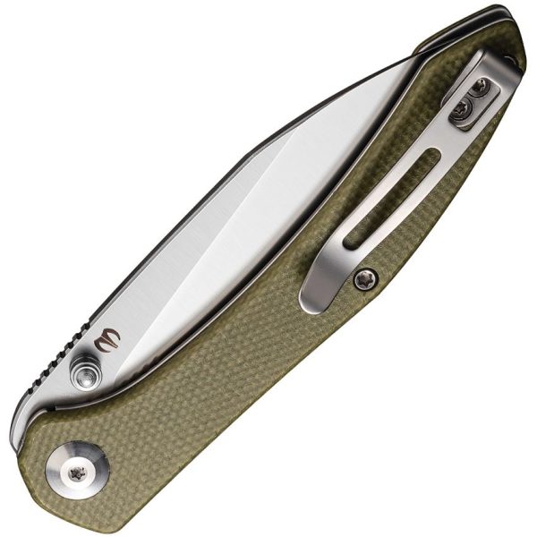 Civivi Hadros Linerlock Olive Micarta 10Cr15CoMoV