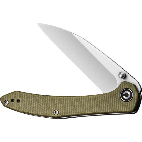 Civivi Hadros Linerlock Olive Micarta 10Cr15CoMoV