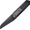 Civivi Ki-V Plus Carbon Fiber Inlay Black G10