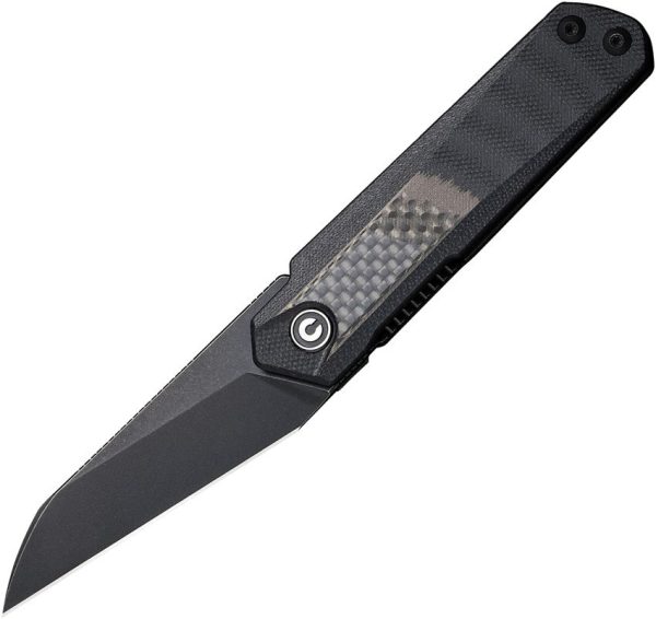 Civivi Ki-V Plus Carbon Fiber Inlay Black G10