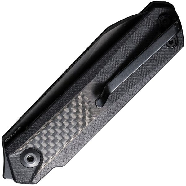 Civivi Ki-V Plus Carbon Fiber Inlay Black G10