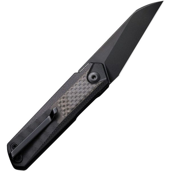 Civivi Ki-V Plus Carbon Fiber Inlay Black G10