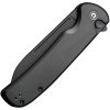 Civivi Chevalier Button Lock Black Stonewash Aluminum