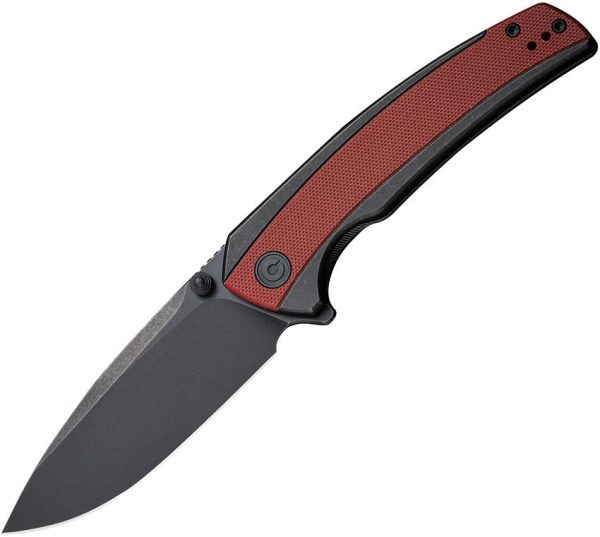 Civivi Teraxe Nitro V Drop Point Black Stonewash G10