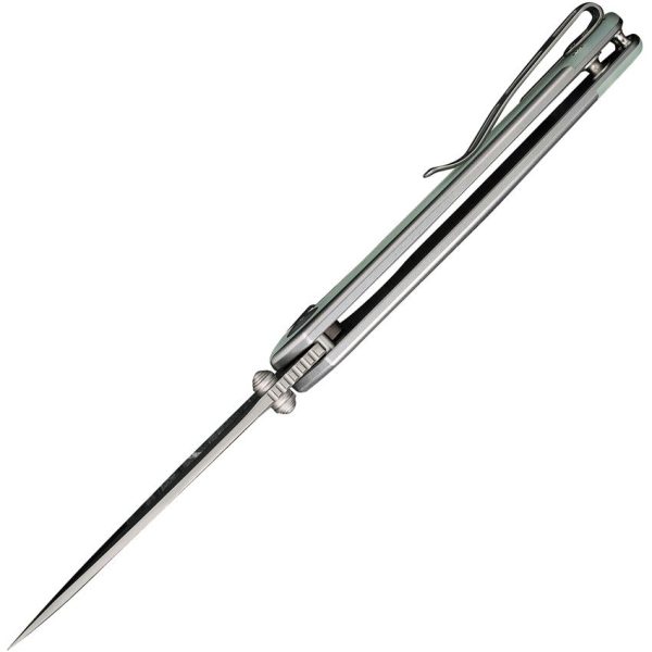 Civivi Teraxe Nitro V Drop Point Bead Blast Jade G10