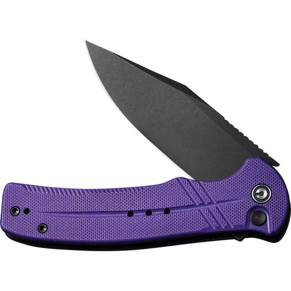 Civivi Cogent Button Lock Purple - G10 Handle