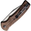 Civivi Cogent Button Lock Brown - Micarta Handle