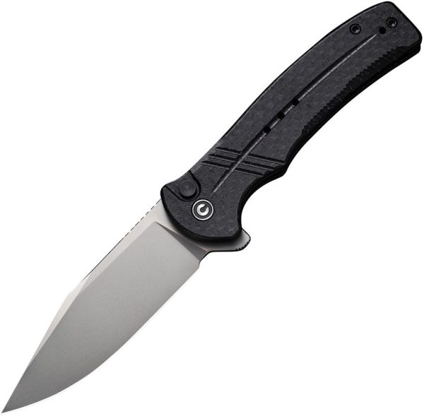 Civivi Cogent Button Lock Black - Micarta Handle