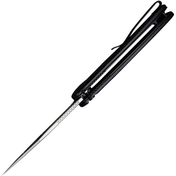 Civivi Cogent Button Lock Black - Micarta Handle