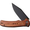 Civivi Cogent Button Lock Wood - Brown Handle