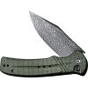 Civivi Cogent Button Lock Damascus - Micarta Handle