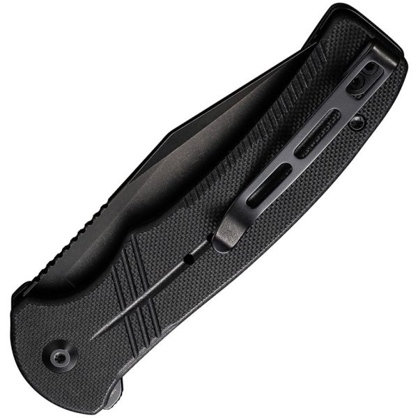 Civivi Cogent Button Lock Serrated - Black G10