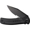 Civivi Cogent Button Lock Serrated - Black G10