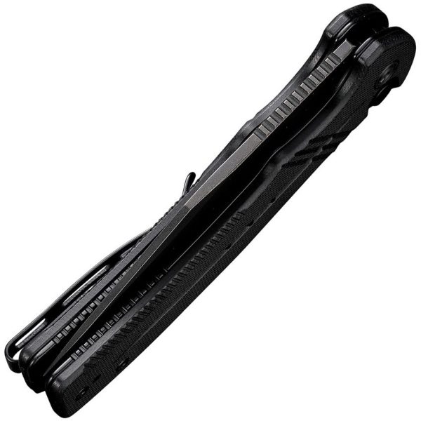 Civivi Cogent Button Lock Serrated - Black G10