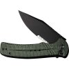 Civivi Cogent Button Lock Green Micarta