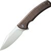 Civivi Sinisys Framelock Brown Micarta