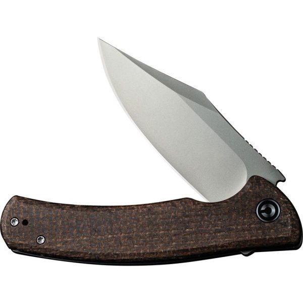 Civivi Sinisys Framelock Brown Micarta