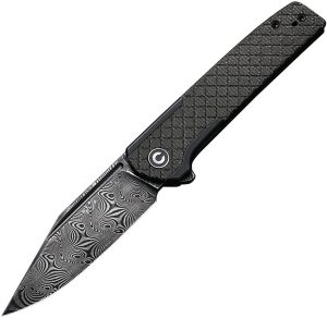 Civivi Cachet Damascus Framelock Green