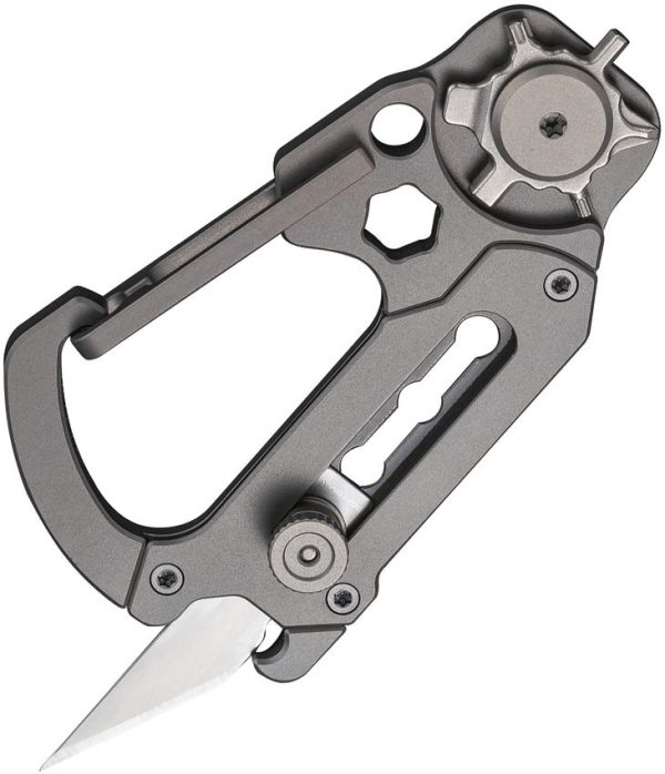 Civivi Polymorph Carabiner Multitool Gray Titanium