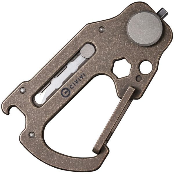 Civivi Polymorph Carabiner Multitool Bronze