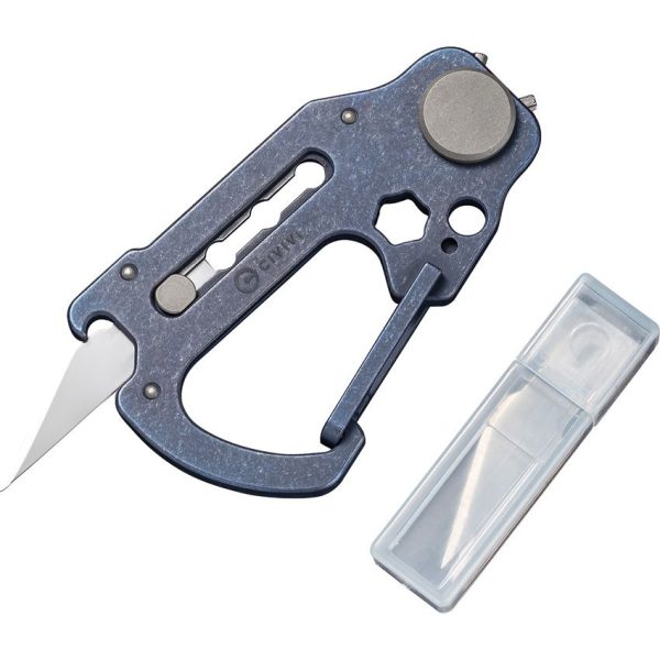 Civivi Polymorph Carabiner Multitool - Blue Titanium