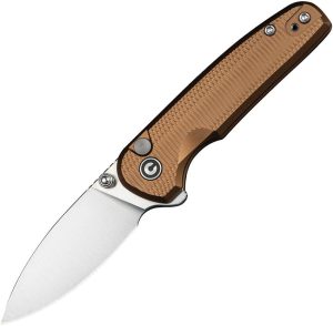Civivi Mini Shakan Coyote Brown Button Lock - Nitro V
