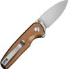 Civivi Mini Shakan Coyote Brown Button Lock - Nitro V