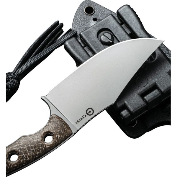Civivi Midwatch Brown Fixed Blade - N690 Clip Point