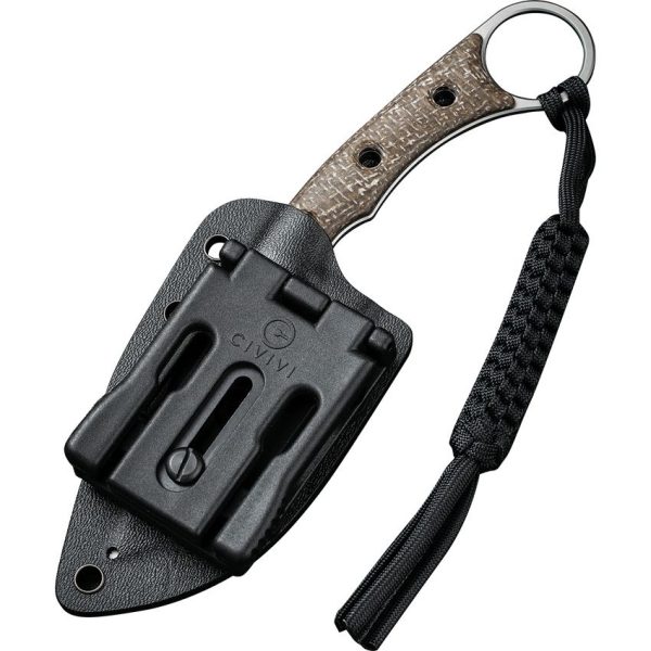 Civivi Midwatch Brown Fixed Blade - N690 Clip Point