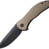 Civivi Synergy3 Linerlock - Nitro V Drop Point Tan