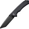 Civivi Brazen Linerlock D2 Tanto - Black G10