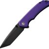 CIVC2023D.jpg Civivi Brazen Linerlock D2 Tanto - Purple G10