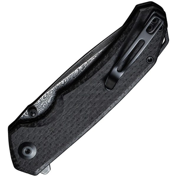 Civivi Brazen Linerlock Damascus - Black Micarta