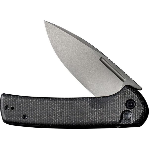 Civivi Conspirator Button Lock Black Micarta