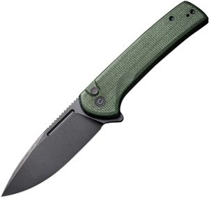 Civivi Conspirator Button Lock Green Micarta