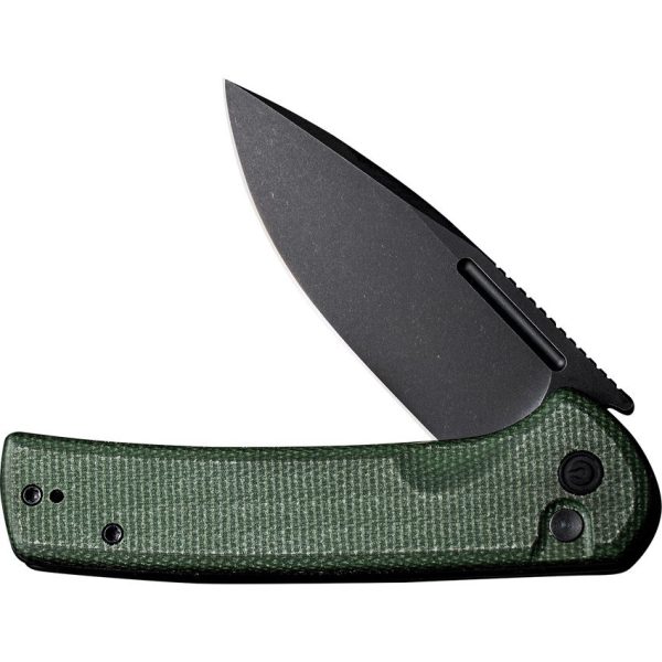Civivi Conspirator Button Lock Green Micarta