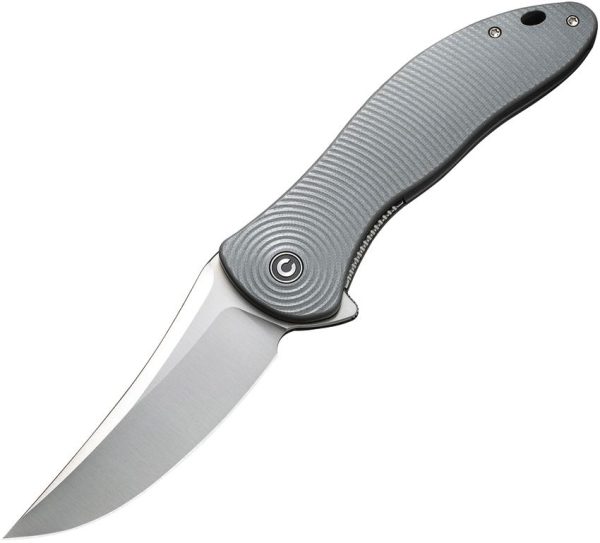 Civivi Synergy4 Linerlock Gray G10 Trailing