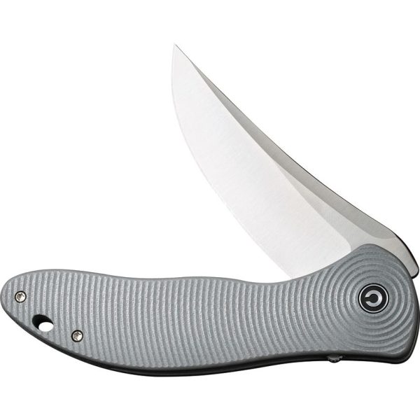 Civivi Synergy4 Linerlock Gray G10 Trailing