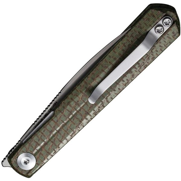 Civivi Clavi Linerlock Wharncliffe Green Micarta
