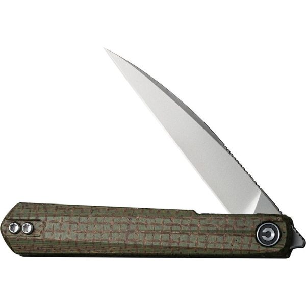 Civivi Clavi Linerlock Wharncliffe Green Micarta