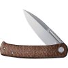 Civivi Cetos Framelock Brown Micarta 14C28N